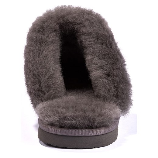 Hofbrucker Skórzane kapcie w kolorze szarym Hofbrucker 40 okazja Limango Polska