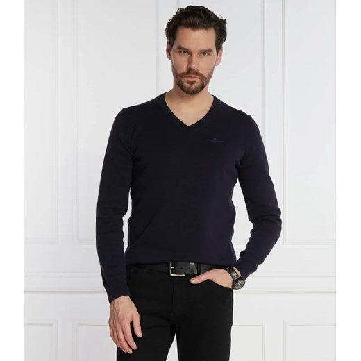 Aeronautica Militare Sweter | Regular Fit ze sklepu Gomez Fashion Store w kategorii Swetry męskie - zdjęcie 168263911