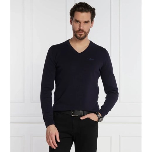 Sweter męski Aeronautica Militare w serek