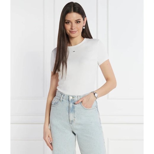 Tommy Jeans T-shirt | Slim Fit ze sklepu Gomez Fashion Store w kategorii Bluzki damskie - zdjęcie 168263913