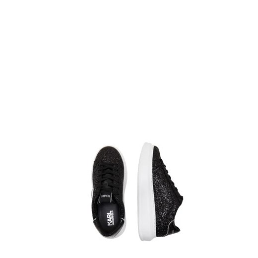 Buty sportowe damskie czarne Karl Lagerfeld sneakersy z tworzywa sztucznego 