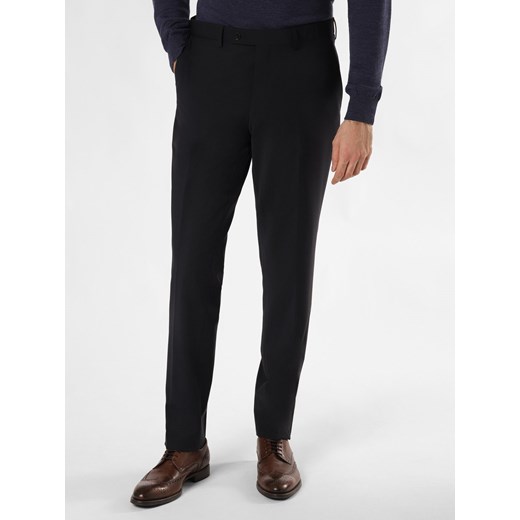 Finshley & Harding Spodnie - Carter Mężczyźni Regular Fit Wełna granatowy Finshley & Harding 52 vangraaf