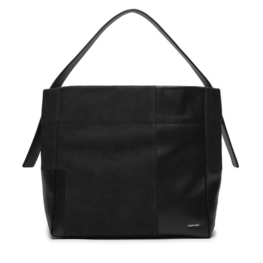Torebka Calvin Klein Texture Block Large Shopper K60K611670 Ck Black BEH ze sklepu eobuwie.pl w kategorii Torby Shopper bag - zdjęcie 168265293