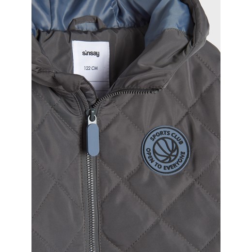 Kurtka chłopięca szara Sinsay 