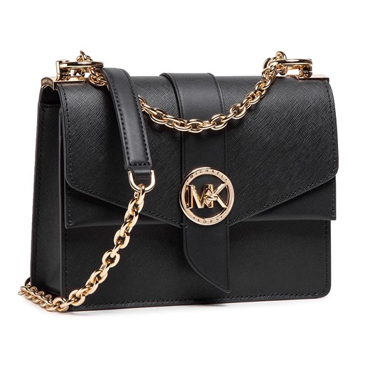 Torebka MICHAEL Michael Kors Greenwich 32S1GGRC0L Czarny ze sklepu eobuwie.pl w kategorii Kopertówki - zdjęcie 168269490