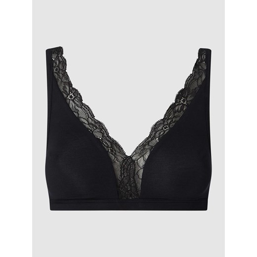 Biustonosz typu bralette z dodatkiem streczu model ‘Cotton Lace’ ze sklepu Peek&Cloppenburg  w kategorii Biustonosze - zdjęcie 168271754