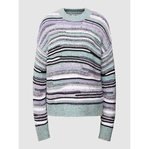 Sweter z dzianiny z obniżonymi ramionami ze sklepu Peek&Cloppenburg  w kategorii Swetry damskie - zdjęcie 168273250