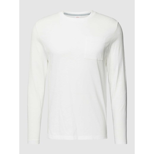 Bluzka z długim rękawem z kieszenią na piersi ze sklepu Peek&Cloppenburg  w kategorii T-shirty męskie - zdjęcie 168273262