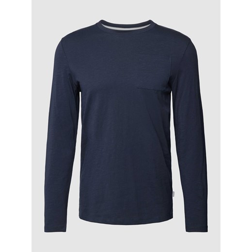 Bluzka z długim rękawem z kieszenią na piersi ze sklepu Peek&Cloppenburg  w kategorii T-shirty męskie - zdjęcie 168273672