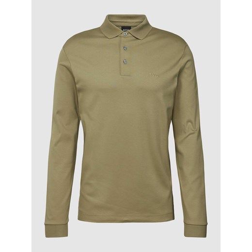 Koszulka polo z detalem z logo model ‘PADO’ ze sklepu Peek&Cloppenburg  w kategorii T-shirty męskie - zdjęcie 168275530