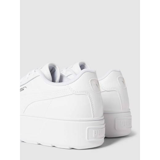 Buty sportowe damskie Puma sneakersy białe sznurowane 