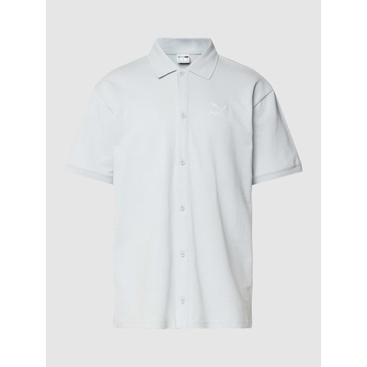Koszula casualowa z wyhaftowanym logo model ‘CLASSICS’ ze sklepu Peek&Cloppenburg  w kategorii Koszule męskie - zdjęcie 168275571
