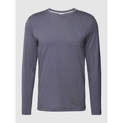 Bluzka z długim rękawem z kieszenią na piersi ze sklepu Peek&Cloppenburg  w kategorii T-shirty męskie - zdjęcie 168275764