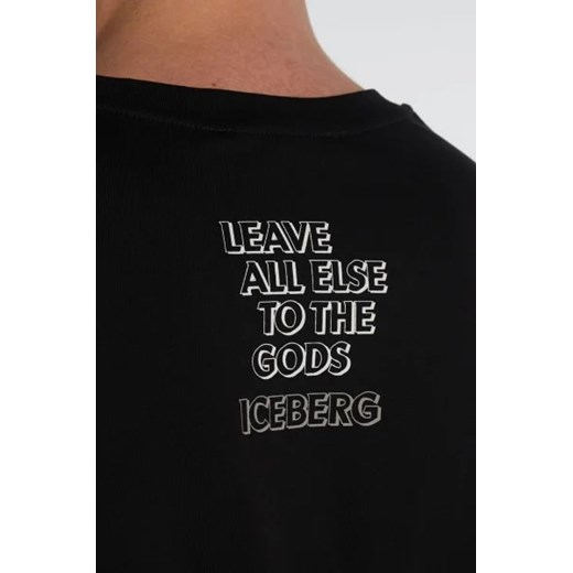 Iceberg t-shirt męski wiosenny z krótkim rękawem 