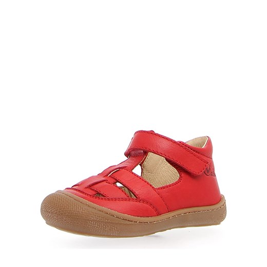 Naturino Skórzane półsandały &quot;Wad&quot; w kolorze czerwonym ze sklepu Limango Polska w kategorii Buciki niemowlęce - zdjęcie 168280324