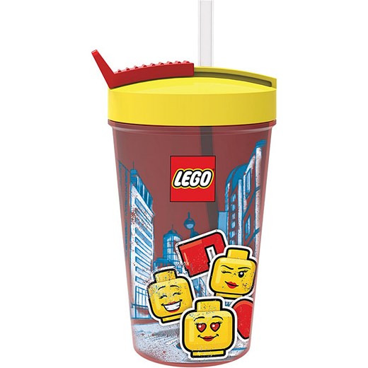 LEGO Kubek &quot;Iconic - Girl&quot; w kolorze żółto-czerwonym - 500 ml ze sklepu Limango Polska w kategorii Kubki - zdjęcie 168281760