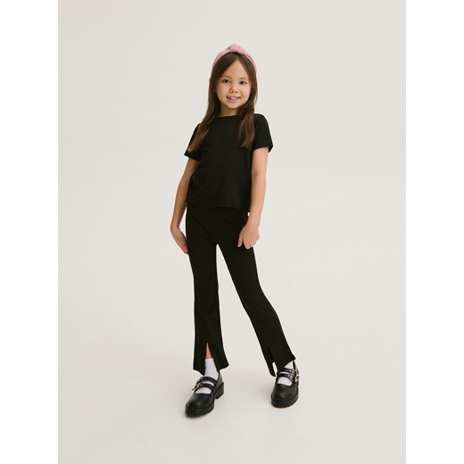 Reserved - Spodnie flare - czarny ze sklepu Reserved w kategorii Spodnie dziewczęce - zdjęcie 168283240
