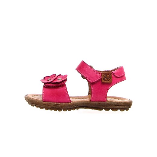 Naturino Skórzane sandały w kolorze różowym ze sklepu Limango Polska w kategorii Sandały dziecięce - zdjęcie 168289582