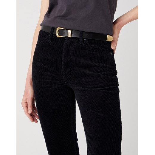 Pasek Damski Wrangler Triple Loop Belt Black W0NEUS100 Wrangler 85 wyprzedaż Elwix