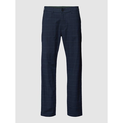 Spodnie materiałowe z wzorem w kratę ze sklepu Peek&Cloppenburg  w kategorii Spodnie męskie - zdjęcie 168292191