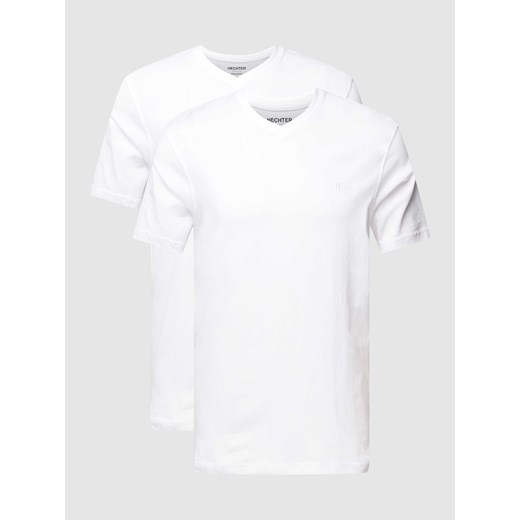 T-shirt z dekoltem w serek ze sklepu Peek&Cloppenburg  w kategorii T-shirty męskie - zdjęcie 168292374