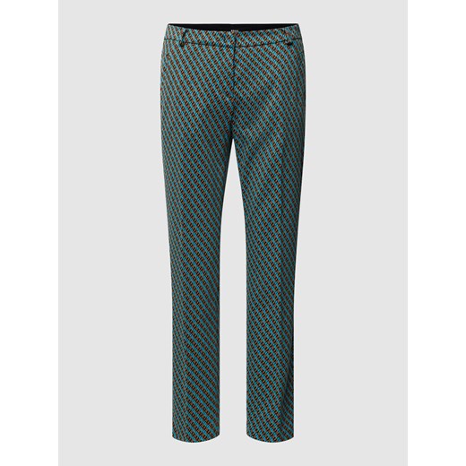 Spodnie materiałowe ze wzorem na całej powierzchni model ‘MARON’ ze sklepu Peek&Cloppenburg  w kategorii Spodnie damskie - zdjęcie 168292532