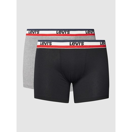 Obcisłe bokserki z elastycznym pasem z logo ze sklepu Peek&Cloppenburg  w kategorii Majtki męskie - zdjęcie 168292701