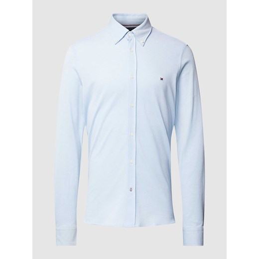Koszula casualowa o kroju slim fit z efektem melanżowym ze sklepu Peek&Cloppenburg  w kategorii Koszule męskie - zdjęcie 168293172