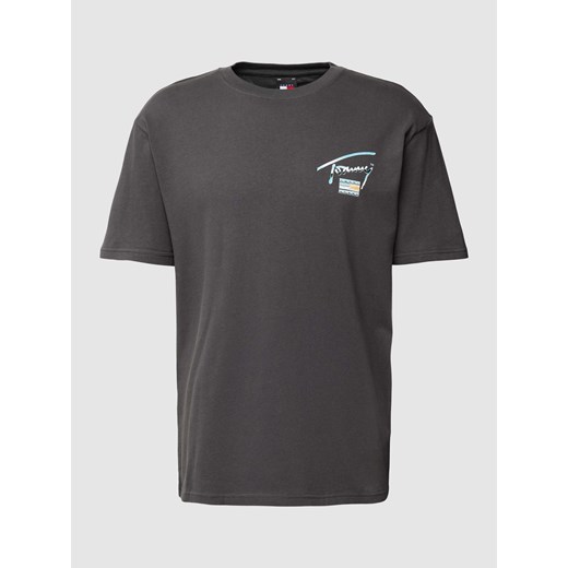 T-shirt z nadrukiem z logo ze sklepu Peek&Cloppenburg  w kategorii T-shirty męskie - zdjęcie 168293404