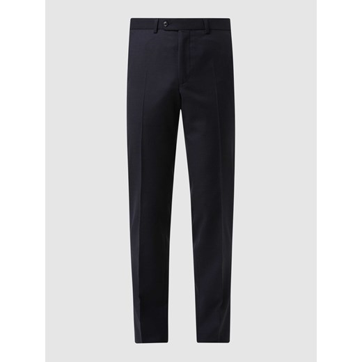 Spodnie do garnituru o kroju modern fit z żywej wełny model ‘Per’ ze sklepu Peek&Cloppenburg  w kategorii Spodnie męskie - zdjęcie 168294000