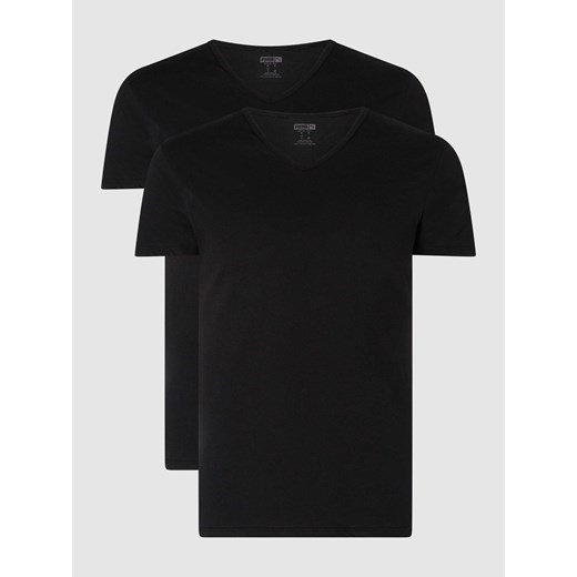 T-shirt o kroju regular fit w zestawie 2 szt. ze sklepu Peek&Cloppenburg  w kategorii Podkoszulki męskie - zdjęcie 168294133