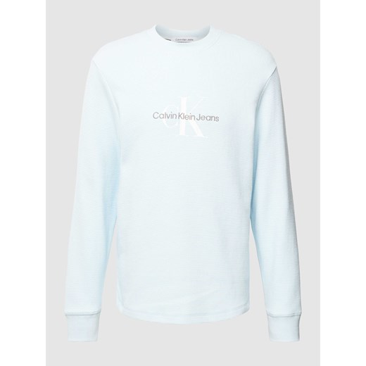 Bluzka z długim rękawem i fakturą wafla model ‘ARCHIVAL’ ze sklepu Peek&Cloppenburg  w kategorii T-shirty męskie - zdjęcie 168294721