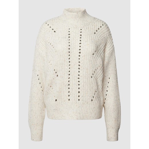 Sweter z dzianiny z ażurowym wzorem ze sklepu Peek&Cloppenburg  w kategorii Swetry damskie - zdjęcie 168295231
