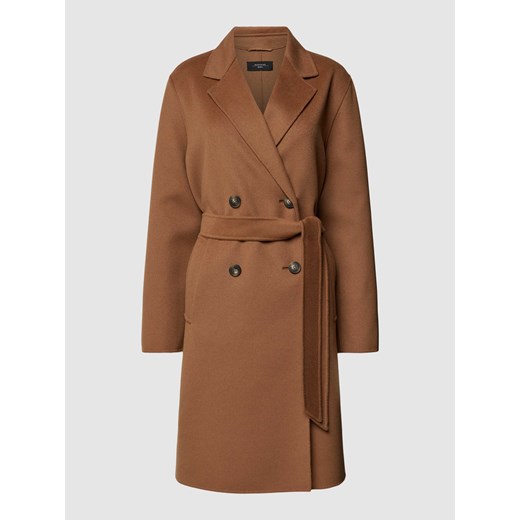 Płaszcz z wiązanym paskiem model ‘FLIRT’ ze sklepu Peek&Cloppenburg  w kategorii Płaszcze damskie - zdjęcie 168295313