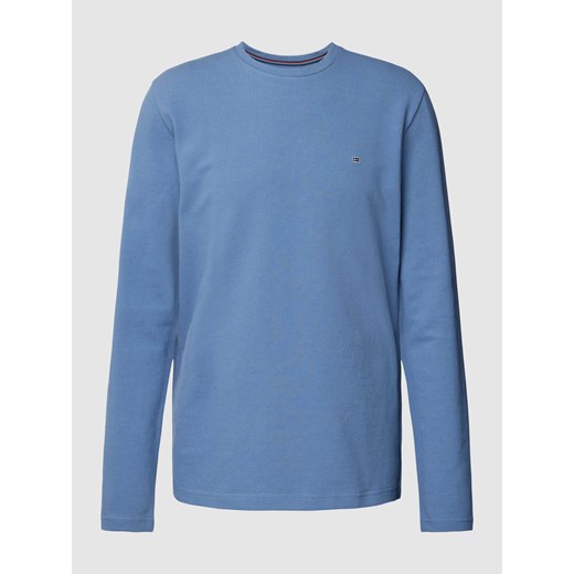 Bluzka z długim rękawem i fakturowanym wzorem ze sklepu Peek&Cloppenburg  w kategorii T-shirty męskie - zdjęcie 168295430