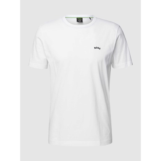 T-shirt z napisem z logo model ‘Tee Curved’ ze sklepu Peek&Cloppenburg  w kategorii T-shirty męskie - zdjęcie 168295643