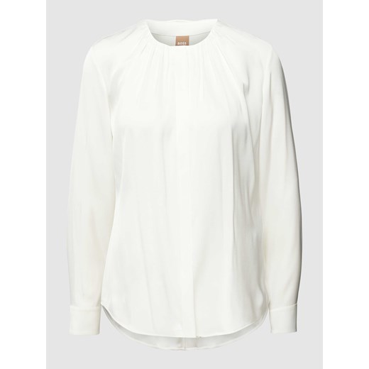 Bluzka jedwabna z listwą guzikową model ‘Banorah’ ze sklepu Peek&Cloppenburg  w kategorii Bluzki damskie - zdjęcie 168295901