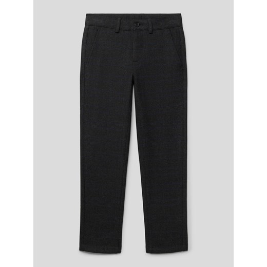 Spodnie materiałowe ze wzorem w szkocką kratę ze sklepu Peek&Cloppenburg  w kategorii Spodnie chłopięce - zdjęcie 168296453