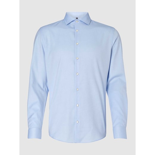 Koszula biznesowa o kroju slim fit z diagonalu ze sklepu Peek&Cloppenburg  w kategorii Koszule męskie - zdjęcie 168296994