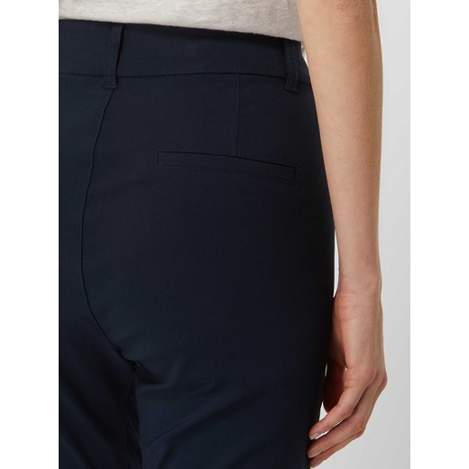 Spodnie z wysokim stanem o kroju slim fit z mieszanki wiskozy model ‘Jenny’ Free/quent XS Peek&Cloppenburg 