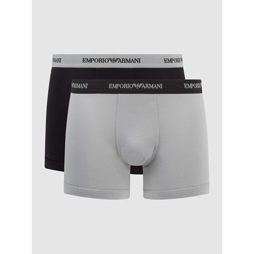 Obcisłe bokserki z mieszanki bawełny z elastycznym paskiem z logo ze sklepu Peek&Cloppenburg  w kategorii Majtki męskie - zdjęcie 168297773