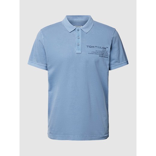 Koszulka polo z nadrukiem z logo ze sklepu Peek&Cloppenburg  w kategorii T-shirty męskie - zdjęcie 168298350