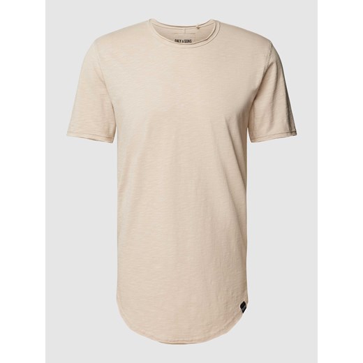 T-shirt z zaokrąglonym dołem model ‘MATT’ ze sklepu Peek&Cloppenburg  w kategorii T-shirty męskie - zdjęcie 168298410