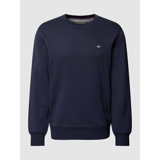Bluza o kroju regular fit z wyhaftowanym logo model ‘SHIELD’ ze sklepu Peek&Cloppenburg  w kategorii Bluzy męskie - zdjęcie 168298670