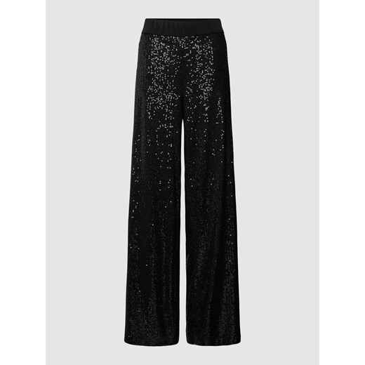 Spodnie materiałowe z cekinowym obszyciem model ‘FAYE’ ze sklepu Peek&Cloppenburg  w kategorii Spodnie damskie - zdjęcie 168298683