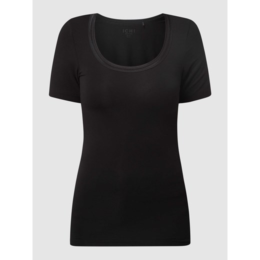 T-shirt z dodatkiem streczu model ‘Zola’ ze sklepu Peek&Cloppenburg  w kategorii Bluzki damskie - zdjęcie 168298724