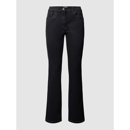 Jeansy barwione o kroju straight fit jeans model ‘GINA’ ze sklepu Peek&Cloppenburg  w kategorii Jeansy damskie - zdjęcie 168298952