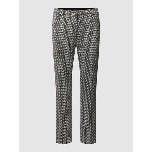 Spodnie materiałowe ze wzorem na całej powierzchni model ‘MARON’ ze sklepu Peek&Cloppenburg  w kategorii Spodnie damskie - zdjęcie 168299211