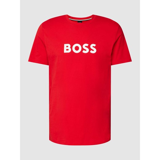 T-shirt z nadrukiem z logo model ‘Basic Logo’ ze sklepu Peek&Cloppenburg  w kategorii T-shirty męskie - zdjęcie 168299374