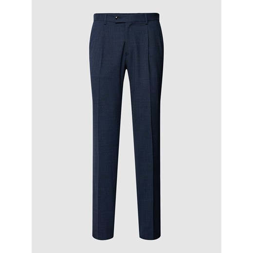 Spodnie z zakładkami w pasie model ‘Charlie’ ze sklepu Peek&Cloppenburg  w kategorii Spodnie męskie - zdjęcie 168299802